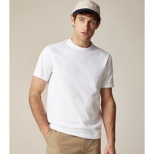 NWT J. Crew Relaxed Premium-weight Cotton Short Sleeve T-shirt White